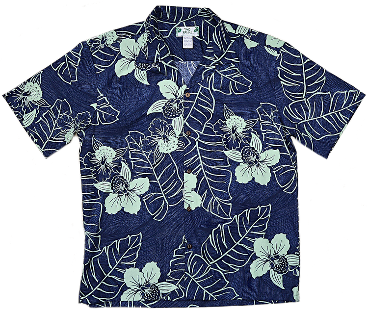 Niihau Navy – Two Palms Aloha Wear Manufacturer