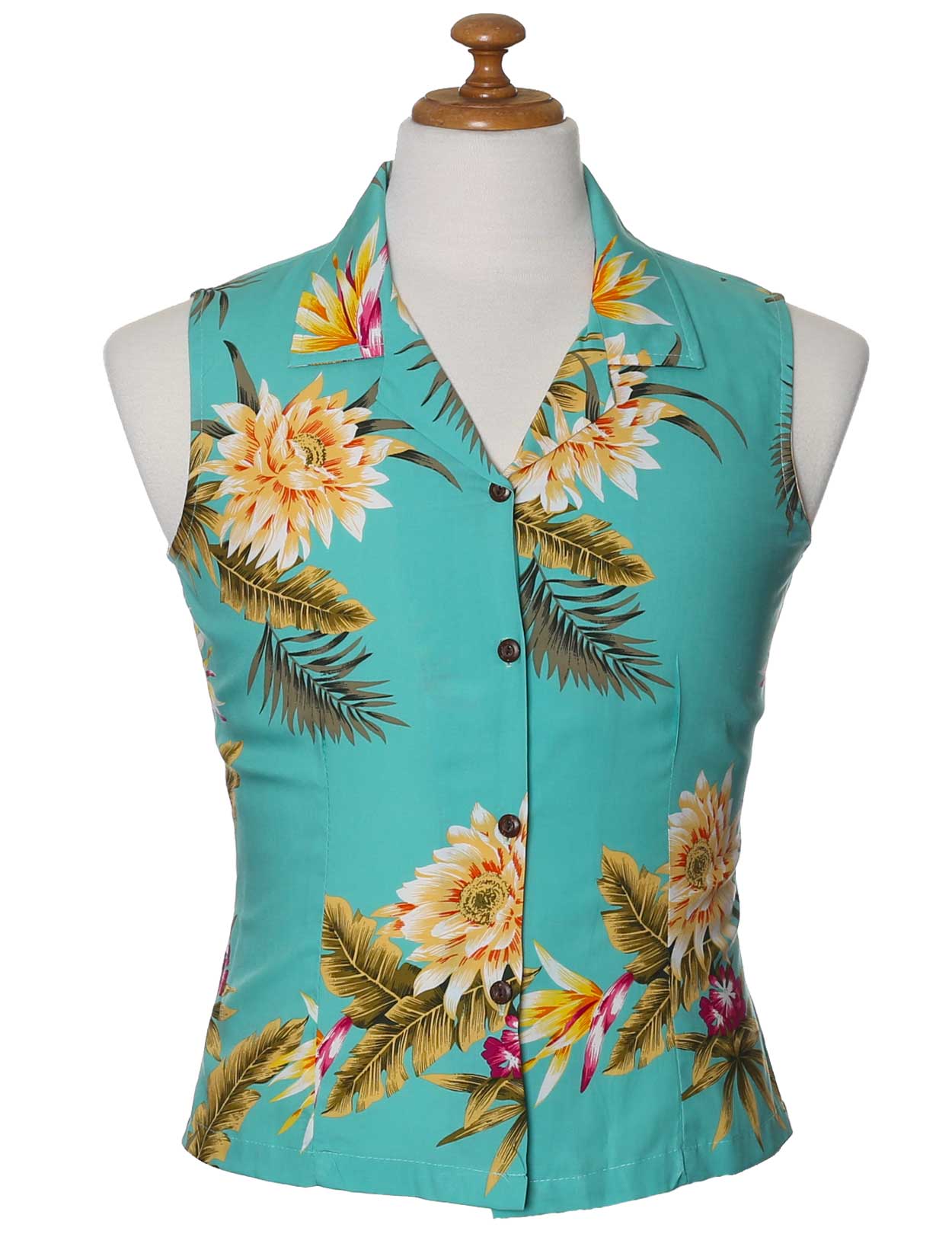 Sleeveless Blouse Ceres Green