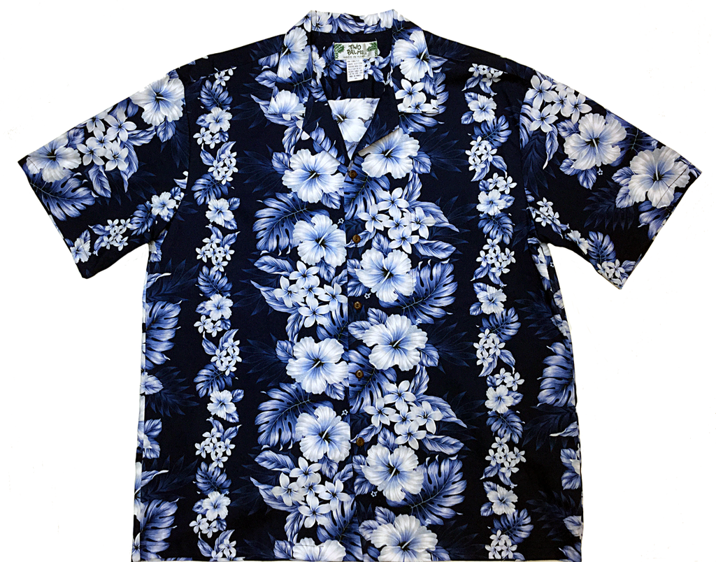 Pacific Panel Navy – Two Palms Aloha Wear Manufacturer